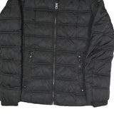 NAUTICA Womens Black Polyester Blend Quilted Jacket XS Zip Puffer Warm