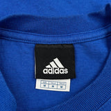 Age 11-12 Detroit Pistons Adidas Nba T-Shirt - Medium Blue Cotton