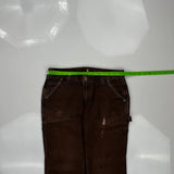 Carhartt Carpenter Trousers - 30W 29L Brown Cotton