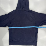 Reverse Weave Champion Hoodie - Medium Blue Cotton Blend