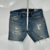 True Religion Denim Shorts - 34W 10L Blue Denim