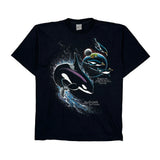 Nature Graphics Harlequin Single Stitch T-Shirt - Medium Black Cotton