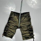 Unbranded Cargo Shorts - 36W 12L Khaki Cotton
