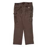 Carhartt Carpenter Pants - 33W 30L Brown Cotton