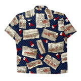 Toes On The Nose Graphic Hawaiian Shirt - Medium Multicoloured Cotton