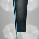 Lion Embroidery Unbranded Graphic Jeans - 36W 32L Green Cotton