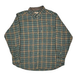Woolrich Checked Flannel Shirt - XL Beige Cotton
