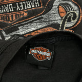 Dubai Harley Davidson Graphic T-Shirt - Large Black Cotton