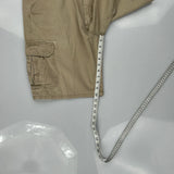 Wrangler Cargo Shorts - 36W 9L Khaki Cotton
