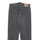 LEVI'S 501 Mens Jeans Black Regular Straight Denim Raw W34 L28 Button Closure