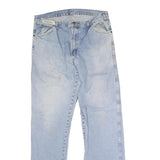 DICKIES Mens Regular Fit Light Blue Denim Jeans W36 L34 Comfortable Cotton Blend