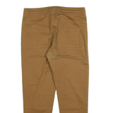 TERRANOVA Mens Cotton Blend Brown Regular Jogger Trousers W32 L28 Drawstring