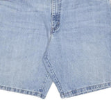 WRANGLER Mens Denim Blue Shorts L W34 Casual Cotton Blend Relaxed Fit