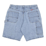 WRANGLER Mens Denim Blue Shorts L W34 Casual Cotton Blend Relaxed Fit
