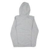 NIKE Mens Grey Hoodie S Full Zip Cotton Blend Sweatshirt Sports Casual