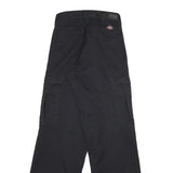 DICKIES Mens Regular Black Cargo Trousers W28 L31 Durable Cotton Blend Workwear