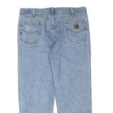 CARHARTT Mens Regular Fit Light Blue Denim Jeans W40 L30 Classic Cotton Blend