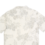 HAVANA JACKS CAFE Mens White Short Sleeve Cotton Shirt L Casual Lightweight