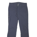 COLUMBIA Womens Polyester Blend Navy Regular Zip Trousers W30 L31 Outdoor Casual