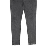 LEVI'S 721 High Rise Skinny Womens Black Slim Skinny Denim Raw W28 L30 Stretch