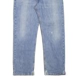 LEVI'S 505 Mens Jeans Blue Regular Straight Denim Medium W34 L29 Classic Fit
