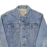 LEVI'S Womens Blue Denim Jacket M Cotton Classic Button Closure Casual Wear