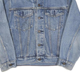 LEVI'S Womens Blue Denim Jacket M Cotton Classic Button Closure Casual Wear