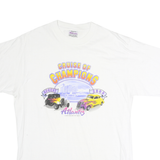 ATLANTIS Mens White Cruise Of Champions Graphic T-Shirt XL Short Sleeve Crew