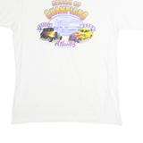 ATLANTIS Mens White Cruise Of Champions Graphic T-Shirt XL Short Sleeve Crew
