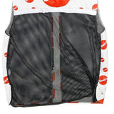 ZOLLNGER SPORT Mens White Green & Orange Polyester Blend Cycling Jacket S Zip