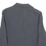 ETIENNE AIGNER Womens Blue Wool Button Jacket UK 8 Classic Tailored Plain