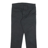 CARHARTT Mens Cotton Blend Black Slim Straight Trousers W31 L32 Workwear Casual