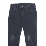 LEVI'S 501CT Mens Jeans Blue Classic Straight Denim Medium W30 L28 Button