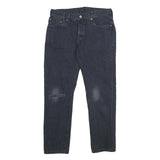 LEVI'S 501CT Mens Jeans Blue Classic Straight Denim Medium W30 L28 Button