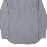 TOMMY HILFIGER Mens Blue Button Down Shirt M Cotton Blend Classic Fit Casual