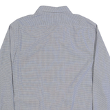 NAUTICA Mens Blue & White Check Shirt XL Button Down Long Sleeve Casual