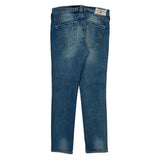 True Religion Skinny Jeans - 28W US 2 Blue Cotton Blend