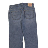LEVI'S 559 Straight Mens Jeans Blue Relaxed Cotton Blend W38 L34 Classic Fit