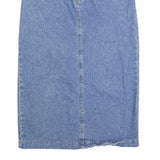 LEE Womens Blue Denim Straight Knee Length Denim Skirt M Classic Style