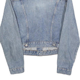 BIG BRAND Womens Blue Denim Cotton Jacket M Button Closure Classic Fit Casual