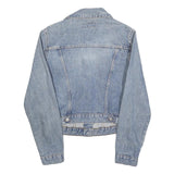 BIG BRAND Womens Blue Denim Cotton Jacket M Button Closure Classic Fit Casual