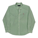 Ralph Lauren Striped Shirt - 2XL Green Cotton
