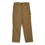 Wrangler Carpenter Pants - 32W 34L Brown Cotton