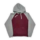 Starter Hoodie - Large Burgundy Cotton Blend
