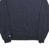 CHAMPION Mens Navy Blue Emory & Henry Crew Neck M Cotton Sweatshirt