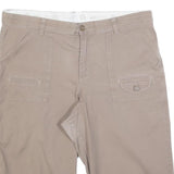 LEE Womens Shorts Beige Casual XL W38 Cotton Blend Comfortable Pockets