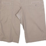 LEE Womens Shorts Beige Casual XL W38 Cotton Blend Comfortable Pockets