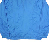 NIKE Mens Blue Zip Jacket M Polyester Plain Lightweight Sportswear