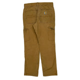 Carhartt Double Knee Carpenter Trousers - 31W 30L Brown Cotton