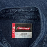 Dickies Denim Shirt - Large Blue Cotton